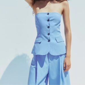 NWT ZARA Strapless Top Vest